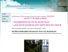 Tablet Screenshot of hammam-marseille-eden.fr